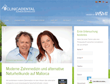 Tablet Screenshot of dental-mallorca.com